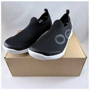NEW OOFOS Black Sport Low Comfort Athletic Shoes Mens 8/Euro 41 NWT